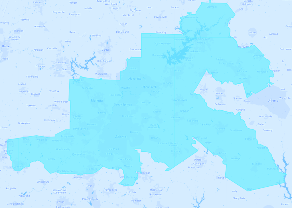 Atlanta Wireless Internet Coverage Map